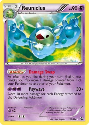 Reuniclus 126  - Holofoil Dragons Exalted - Secret Rare