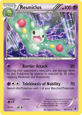 Reuniclus 044  Plasma Blast - Rare