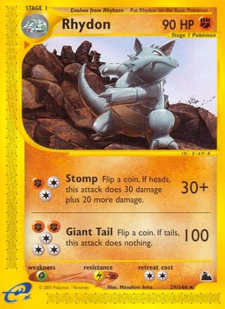 Rhydon (29) 029  Skyridge - Rare