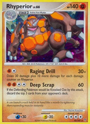 Rhyperior 010  - Holofoil Supreme Victors - Holo Rare