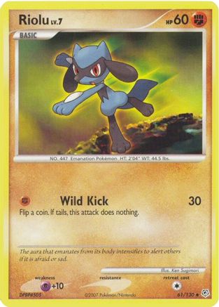 Riolu 061/130  Diamond and Pearl - Uncommon