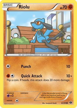 Riolu 063/99  Next Destinies - Common