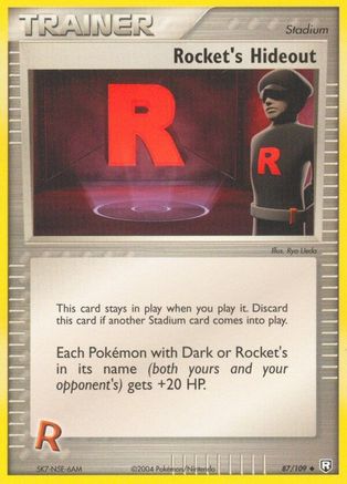 Rocket's Hideout 087  Team Rocket Returns - Uncommon
