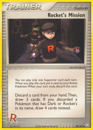 Rocket's Mission 088/109  Team Rocket Returns - Uncommon