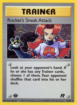 Rocket's Sneak Attack (72) 072/82  - Unlimited Team Rocket - Rare