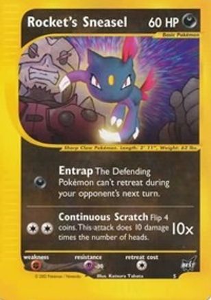 Rocket's Sneasel 005  Best of Promos - Promo
