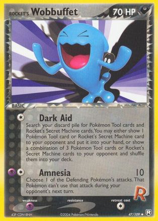 Rocket's Wobbuffet 047/109  Team Rocket Returns - Uncommon