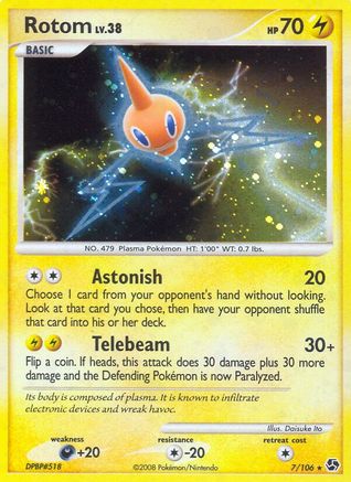 Rotom 007  - Holofoil Great Encounters - Holo Rare