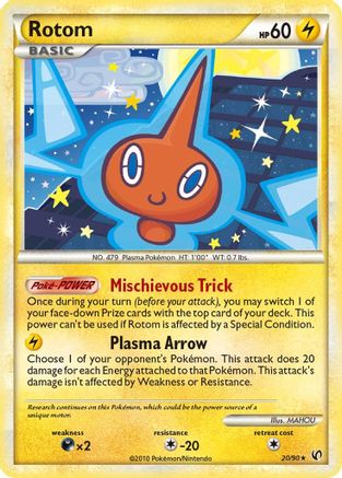 Rotom 020  Undaunted - Rare