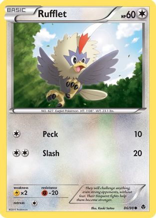Rufflet (86) 086  Emerging Powers - Common