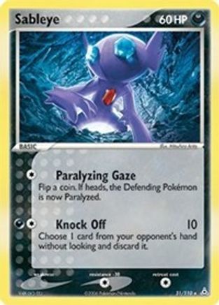 Sableye 031  Holon Phantoms - Rare
