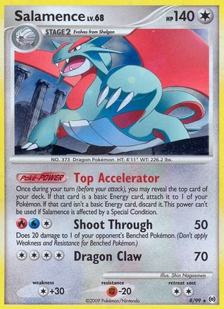 Salamence 008  - Reverse Holofoil Arceus - Holo Rare