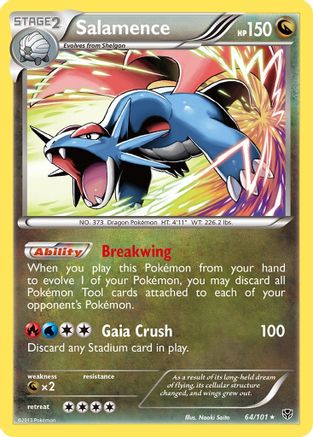 Salamence 064/101  - Holofoil Plasma Blast - Holo Rare