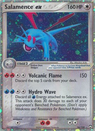 Salamence ex 096  - Holofoil Power Keepers - Ultra Rare