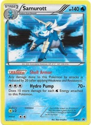 Samurott BW22  - Holofoil Black and White Promos - Promo