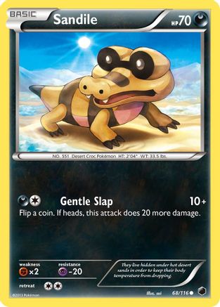 Sandile 068  - Reverse Holofoil Plasma Freeze - Common