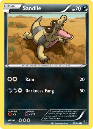 Sandile 069  XY Base Set - Common
