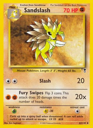 Sandslash 062  Legendary Collection - Uncommon