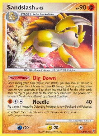 Sandslash 042  Supreme Victors - Rare