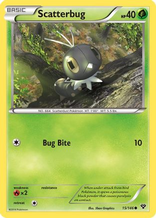 Scatterbug 015  XY Base Set - Common