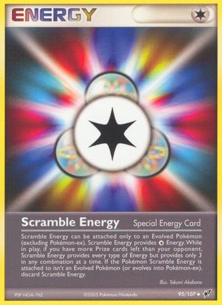 Scramble Energy 095  - Reverse Holofoil Deoxys - Uncommon