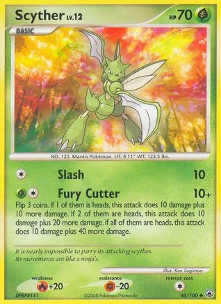 Scyther 046  - Reverse Holofoil Majestic Dawn - Uncommon
