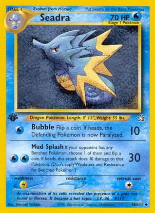 Seadra 048/111  - 1st Edition Neo Genesis - Uncommon