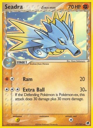 Seadra 037/101  Dragon Frontiers - Uncommon