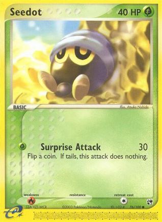 Seedot 076/100  - Reverse Holofoil Sandstorm - Common