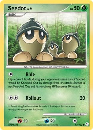 Seedot 097  - Reverse Holofoil Diamond and Pearl - Common