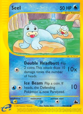 Seel (95) 095  - Reverse Holofoil Skyridge - Common