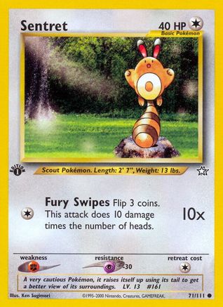 Sentret 071/111  - 1st Edition Neo Genesis - Common