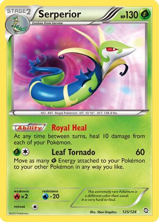 Serperior 125  - Holofoil Dragons Exalted - Secret Rare