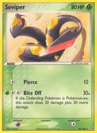 Seviper 020  Emerald - Rare