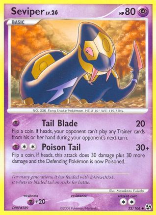 Seviper 052  Great Encounters - Uncommon