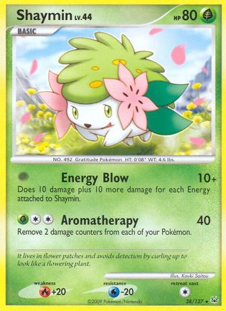 Shaymin (38) 038  - Reverse Holofoil Platinum - Rare