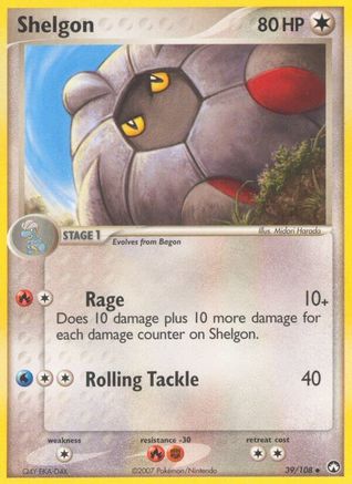 Shelgon 039  Power Keepers - Uncommon
