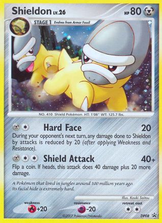 Shieldon DP08  - Holofoil Diamond and Pearl Promos - Promo