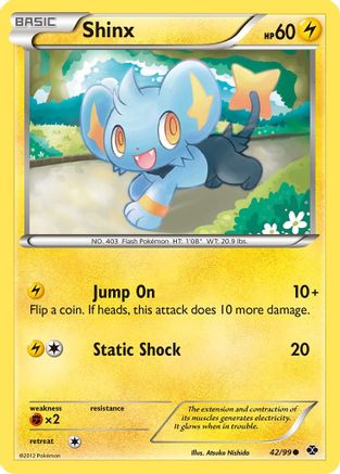 Shinx (42) 042/99  - Reverse Holofoil Next Destinies - Common