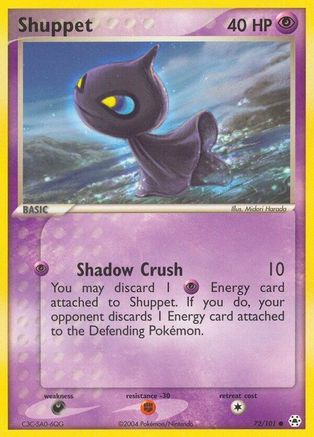 Shuppet 072  - Reverse Holofoil Hidden Legends - Common