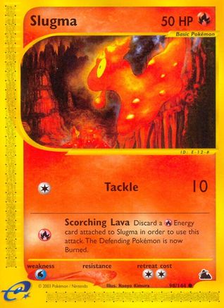 Slugma (98) 098  - Reverse Holofoil Skyridge - Common