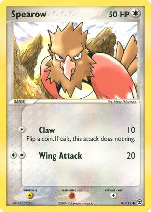 Spearow 081/112  FireRed & LeafGreen - Common