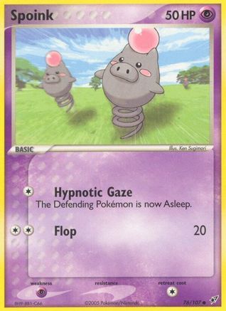 Spoink 076/107  Deoxys - Common