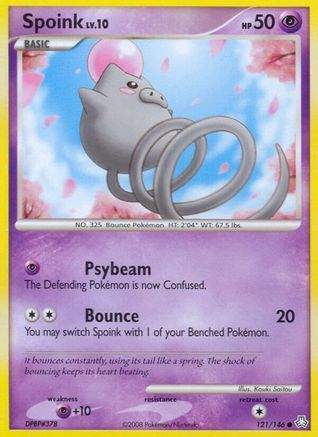 Spoink 121  - Reverse Holofoil Legends Awakened - Common