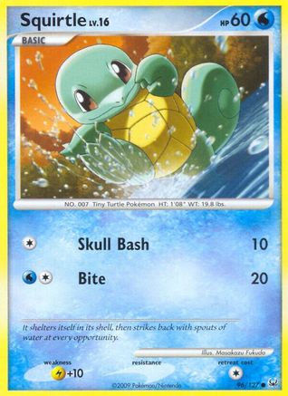 Squirtle 096/127  Platinum - Common