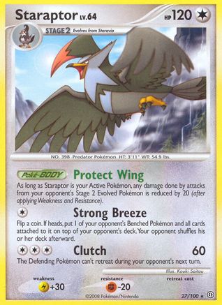 Staraptor 027/100  Stormfront - Rare