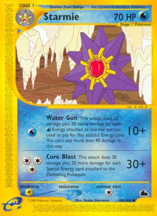 Starmie (44) 044  Skyridge - Uncommon