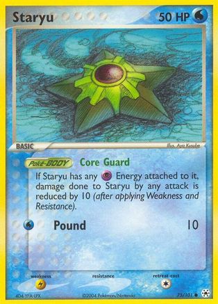 Staryu 075  Hidden Legends - Common
