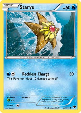Staryu 033  XY Base Set - Common
