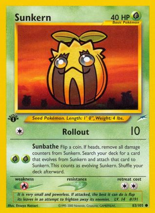 Sunkern 083/105  - Unlimited Neo Destiny - Common